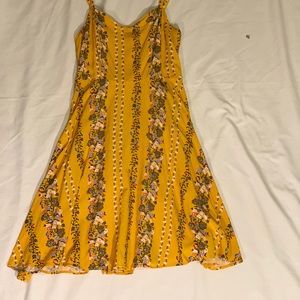 mustard yellow dress